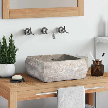 Sink Grey 30x30x13 cm Marble