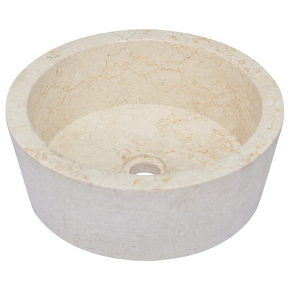 Sink Cream Ø40x15 cm Marble