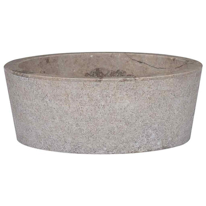 Sink Grey Ø40x15 cm Marble