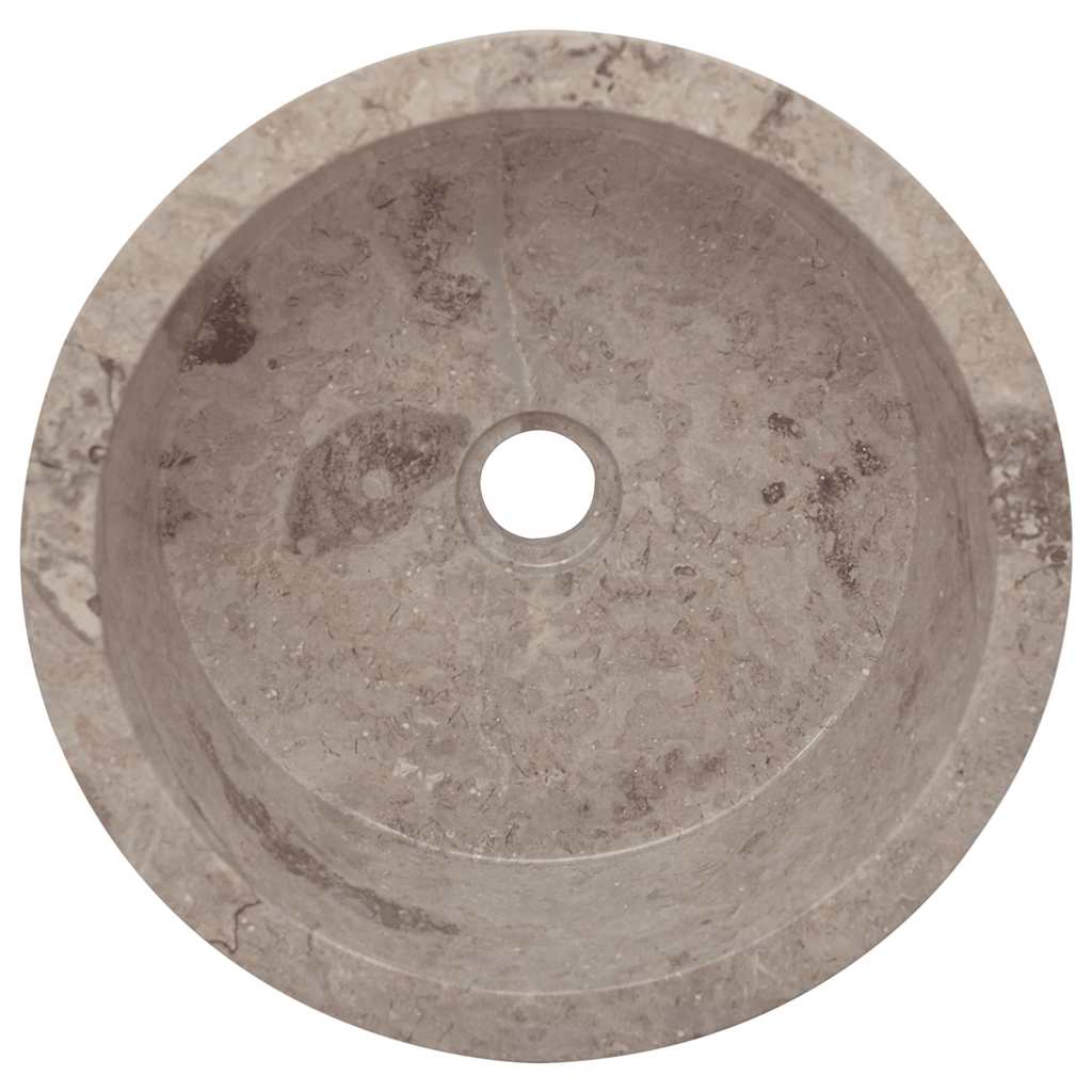Sink Grey Ø40x15 cm Marble