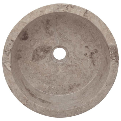 Sink Grey Ø40x15 cm Marble