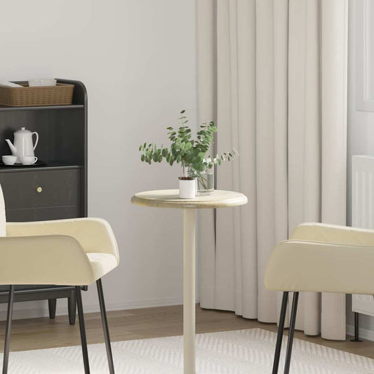 Table Top Cream Ø40x2.5 cm Marble