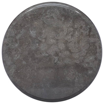 Table Top Black Ø40x2.5 cm Marble