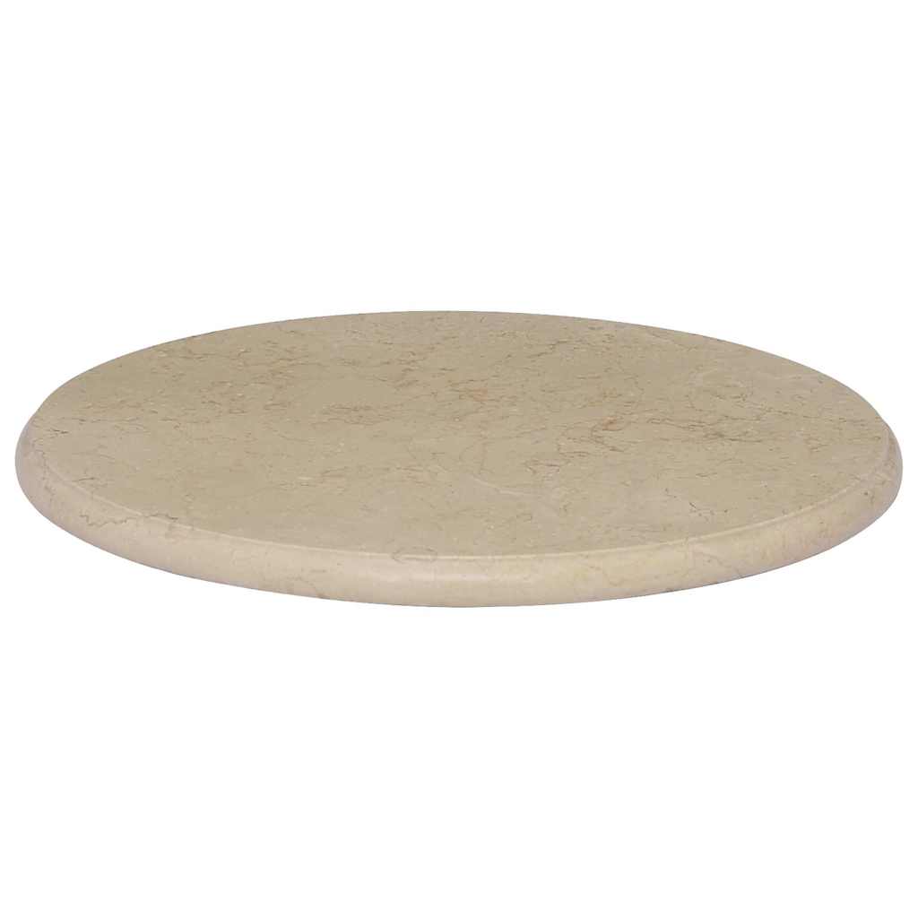 Table Top | Cream | Marble | Ø50x2.5 cm | Table Top | Round | Minimalist