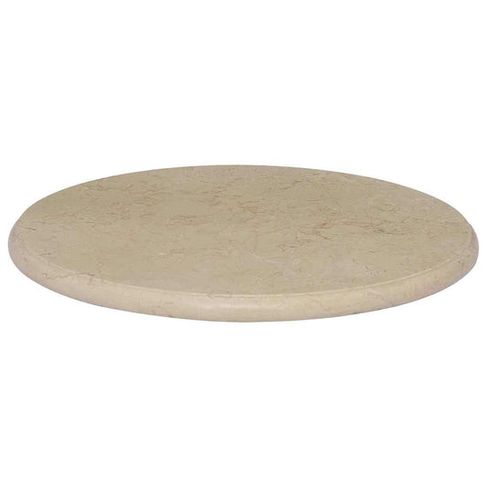 Table Top Cream Ø50x2.5 cm Marble