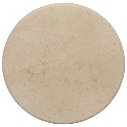 Table Top | Cream | Marble | Ø50x2.5 cm | Table Top | Round | Minimalist