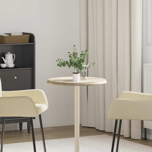 Table Top Cream Ø50x2.5 cm Marble