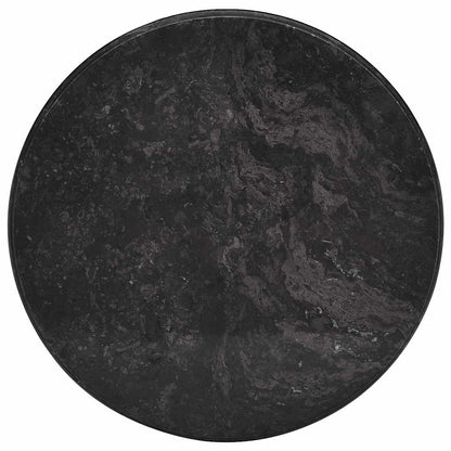 Table Top | Black | Marble | Ø50x2.5 cm | Durable | Table Top | Round