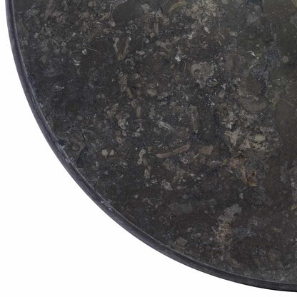 Table Top | Black | Marble | Ø50x2.5 cm | Durable | Table Top | Round