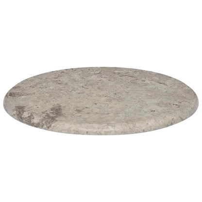 Table Top | Grey | Marble | 50 cm diameter |  Durable | Table Top | Round
