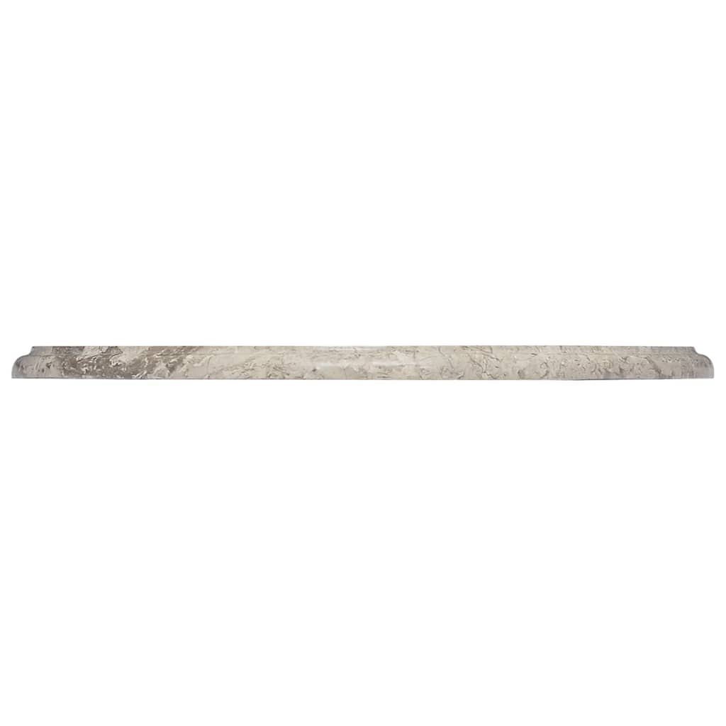 Table Top | Grey | Marble | 50 cm diameter |  Durable | Table Top | Round