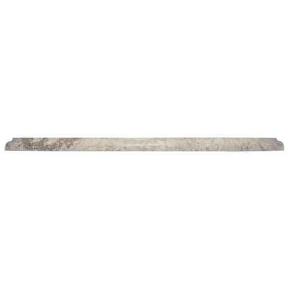 Table Top | Grey | Marble | 50 cm diameter |  Durable | Table Top | Round