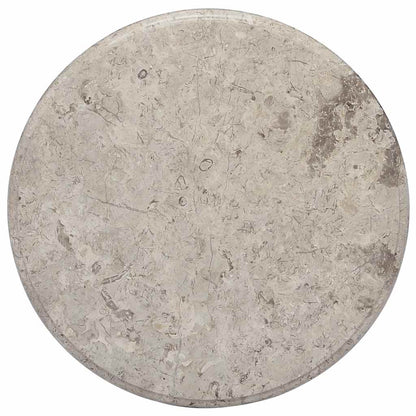 Table Top | Grey | Marble | 50 cm diameter |  Durable | Table Top | Round