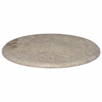 Table Top Grey Ø60x2.5 cm Marble