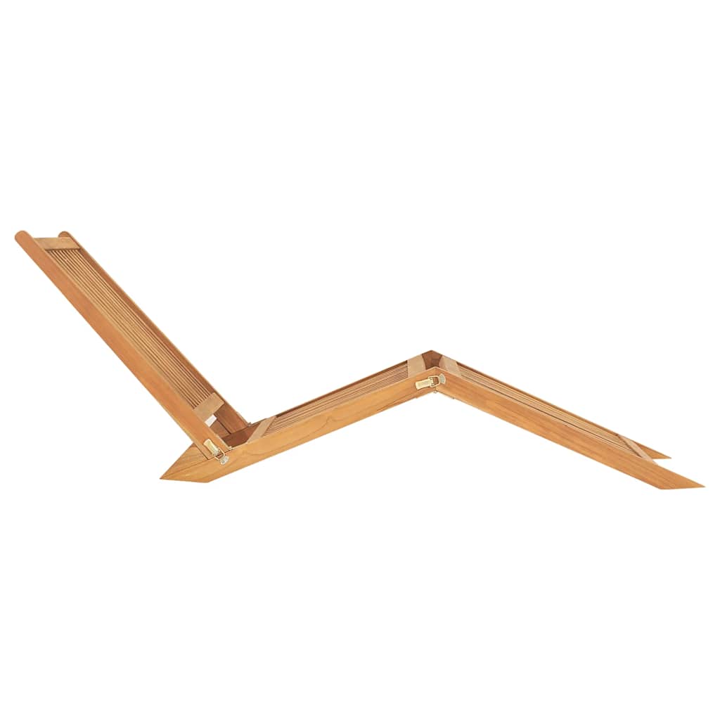 Sun Lounger | Teak | Teak hardwood | Standard | Collapsible | Sun Lounger