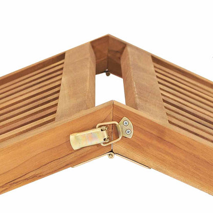 Sun Lounger | Teak | Teak hardwood | Standard | Collapsible | Sun Lounger