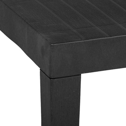 Garden Table Grey 79x65x72 cm Plastic