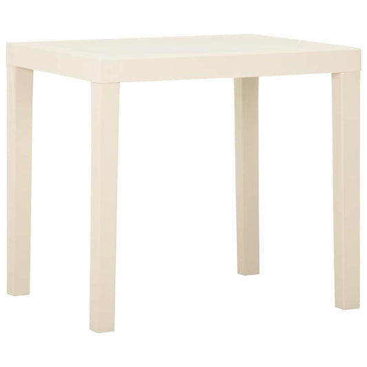Garden Table | White | Plastic | Medium |  Light Weight  | Garden Table
