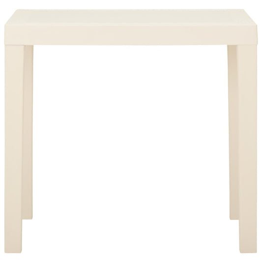 Garden Table | White | Plastic | Medium |  Light Weight  | Garden Table