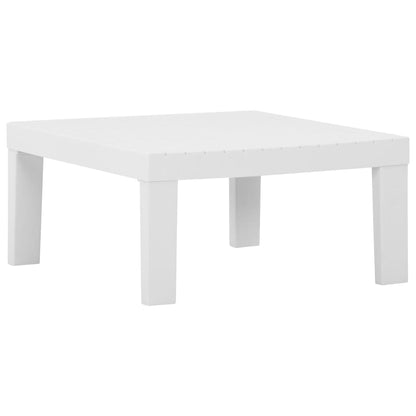 Lounge Table | White | Plastic | Small | Durable | Lounge Table | Square