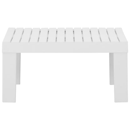 Lounge Table | White | Plastic | Small | Durable | Lounge Table | Square