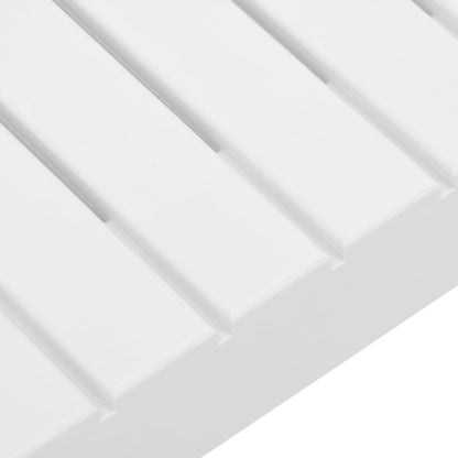 Lounge Table | White | Plastic | Small | Durable | Lounge Table | Square