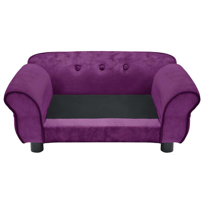 Dog Sofa Burgundy 72x45x30 cm Plush