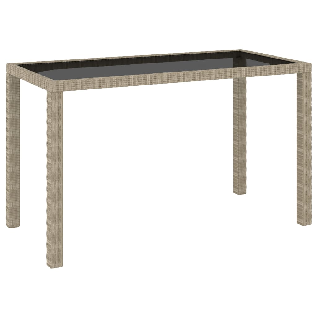 6 Piece Patio Dining Set with Cushions Poly Rattan Beige
