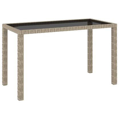 6 Piece Patio Dining Set with Cushions Poly Rattan Beige