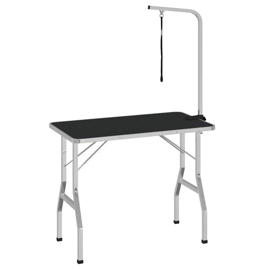 Dog Grooming Table | Black and Silver