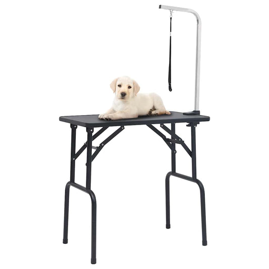 Dog Grooming Table | Black and silver