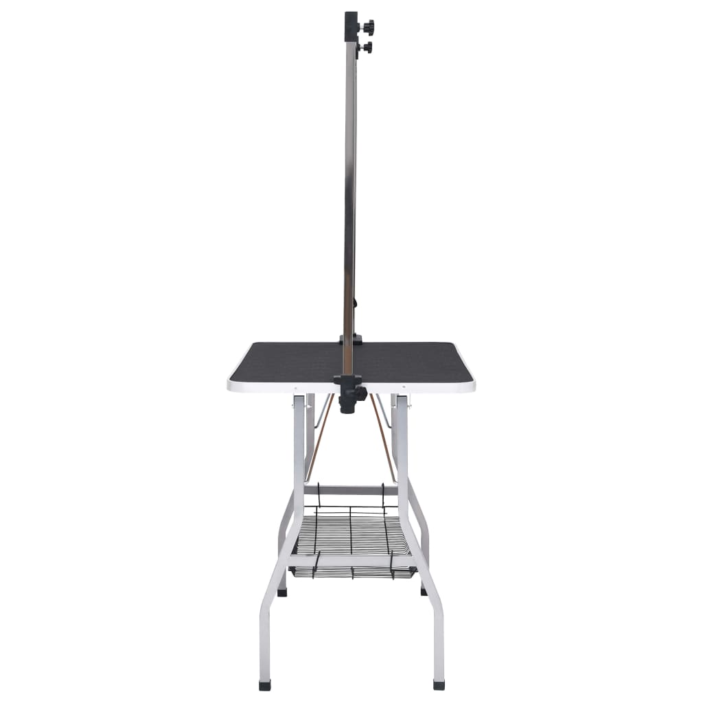 Dog Grooming Table Black and silver
