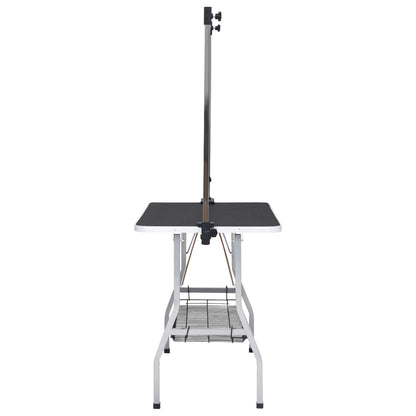 Dog Grooming Table Black and silver
