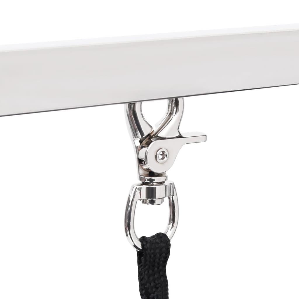 Dog Grooming Table Black and silver