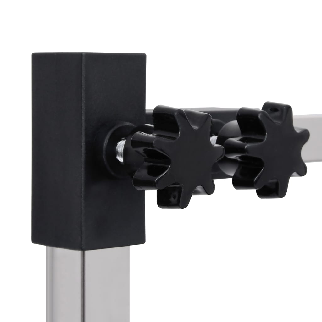 Dog Grooming Table Black and silver