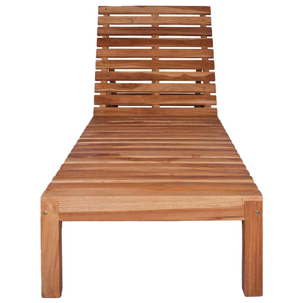 Sun Lounger | Teak | Solid Teak Wood | Standard | Adjustable Armrests