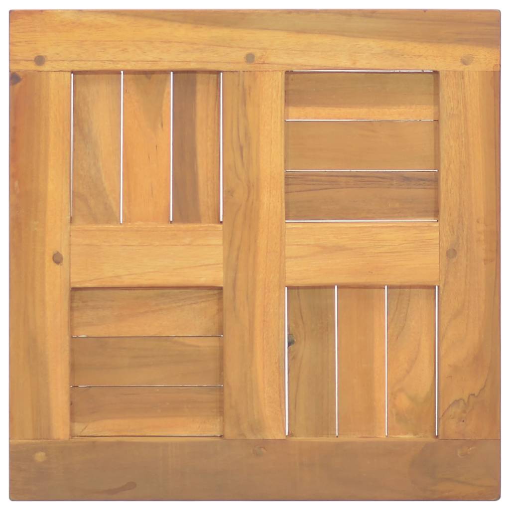 Table Top Teak Solid teak wood 15.7 x 15.7 x 1.0 in Durable