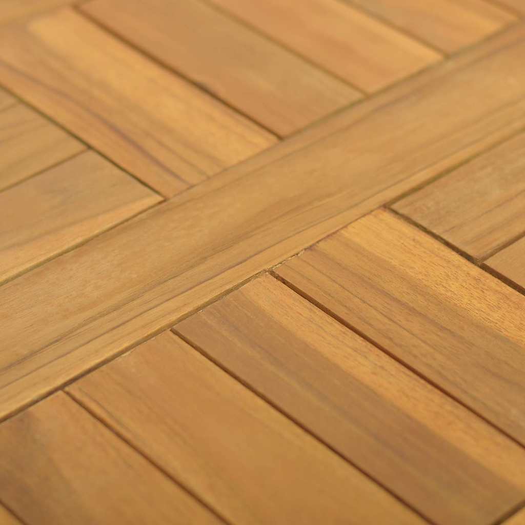 Table Top Teak Solid teak wood 15.7 x 15.7 x 1.0 in Durable