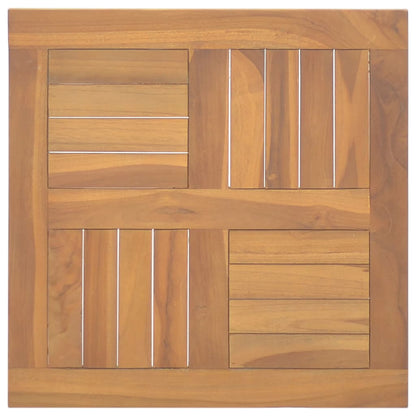 Square Table Top 50x50x2.5 cm Solid Wood Teak