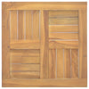 Square Table Top 50x50x2.5 cm Solid Wood Teak