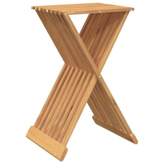 Folding Stool 40x32,5x70 cm Solid Wood Teak