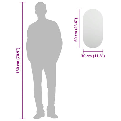 Mirror | Transparent | Glass | Medium | Modern | Mirror | Oblong | Modern