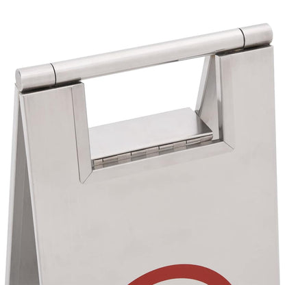 Folding Parking Sign Stainless Steel