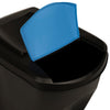 Stackable Dustbins 3 pcs Anthracite 75 L