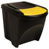 Stackable Dustbins 4 pcs Anthracite 100 L