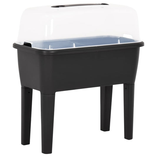 Raised Bed | Anthracite | Polypropylene | Medium | Height-Adjustable