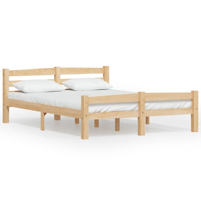 Bed Frame | Natural Wood | Solid pinewood, plywood | 120x200 cm