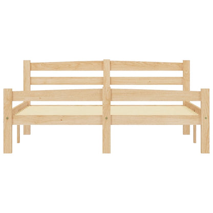 Bed Frame | Natural Wood | Solid pinewood, plywood | 120x200 cm
