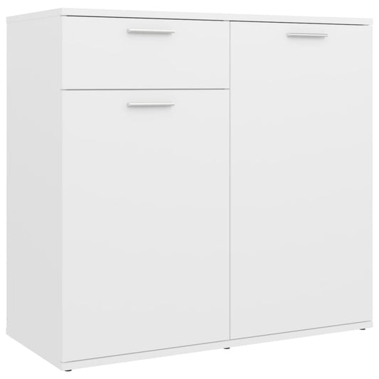 Sideboard | White | Engineered wood | 80x36x75 cm | Sideboard