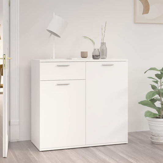 Sideboard | White | Engineered wood | 80x36x75 cm | Sideboard